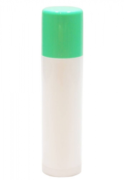 Lippenstifthülse 12ml weiss/mint (grün) extra gross/Jumbo
